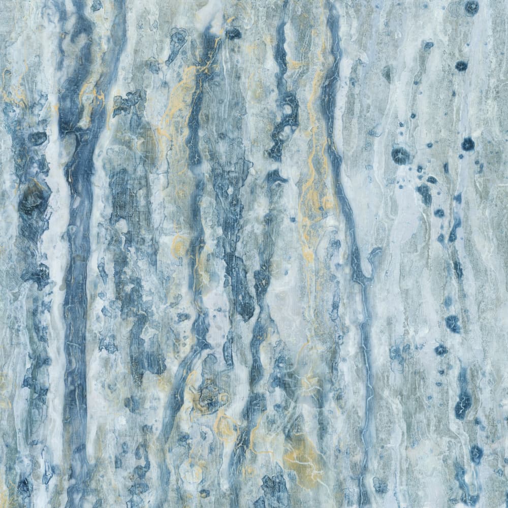 Abstract Blue Gold Flow by Renée Stramel — canvas wall art
