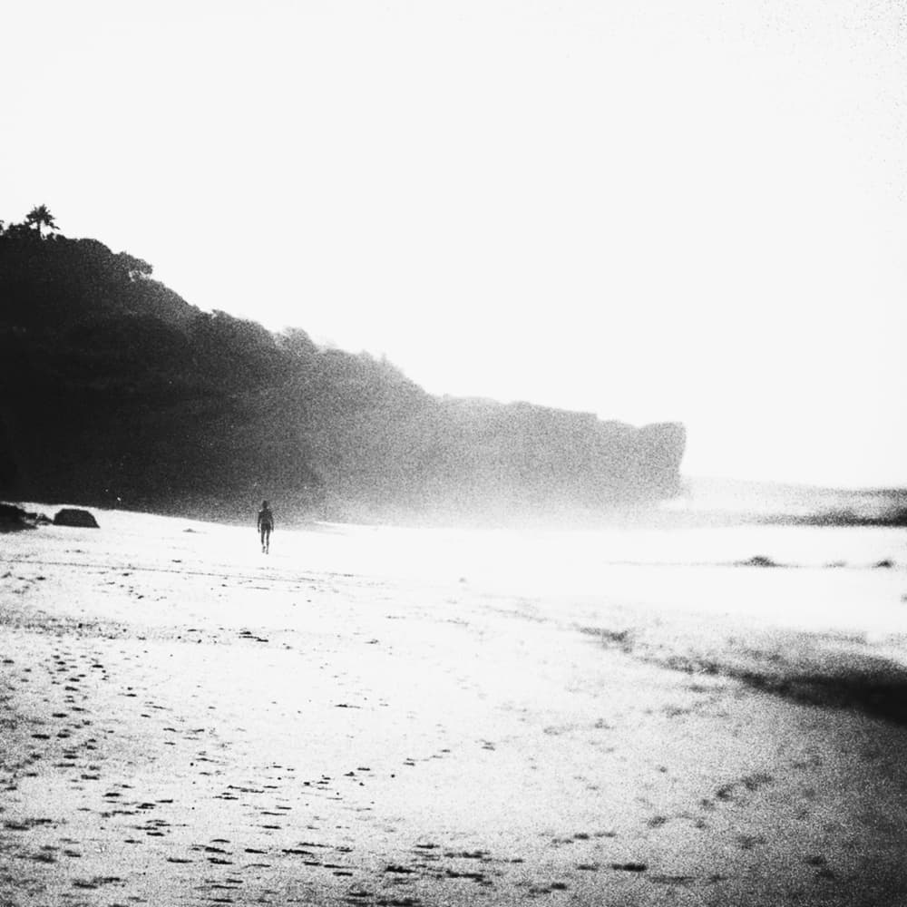 Misty Coastal Wanderer by Rui Correia — canvas wall art