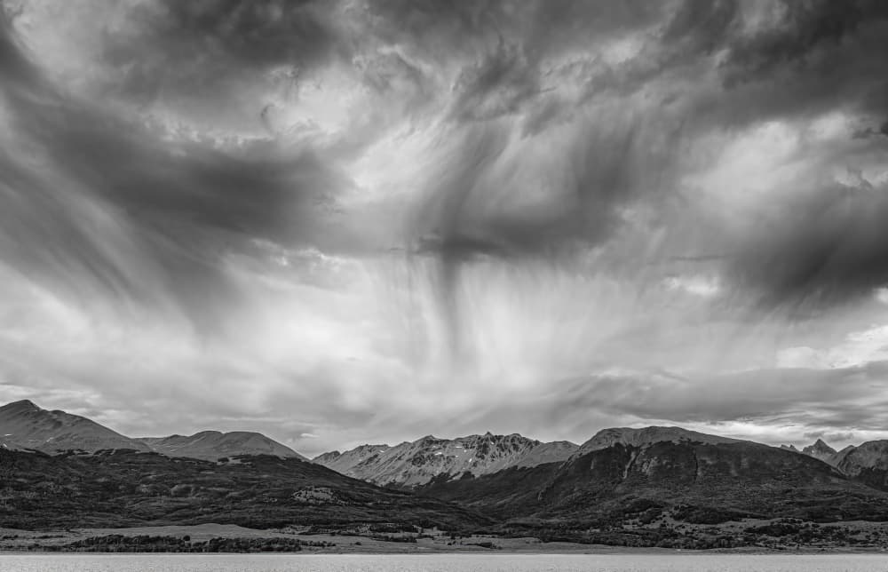 Dramatic Mountain Sky by Ning Lin — canvas wall art