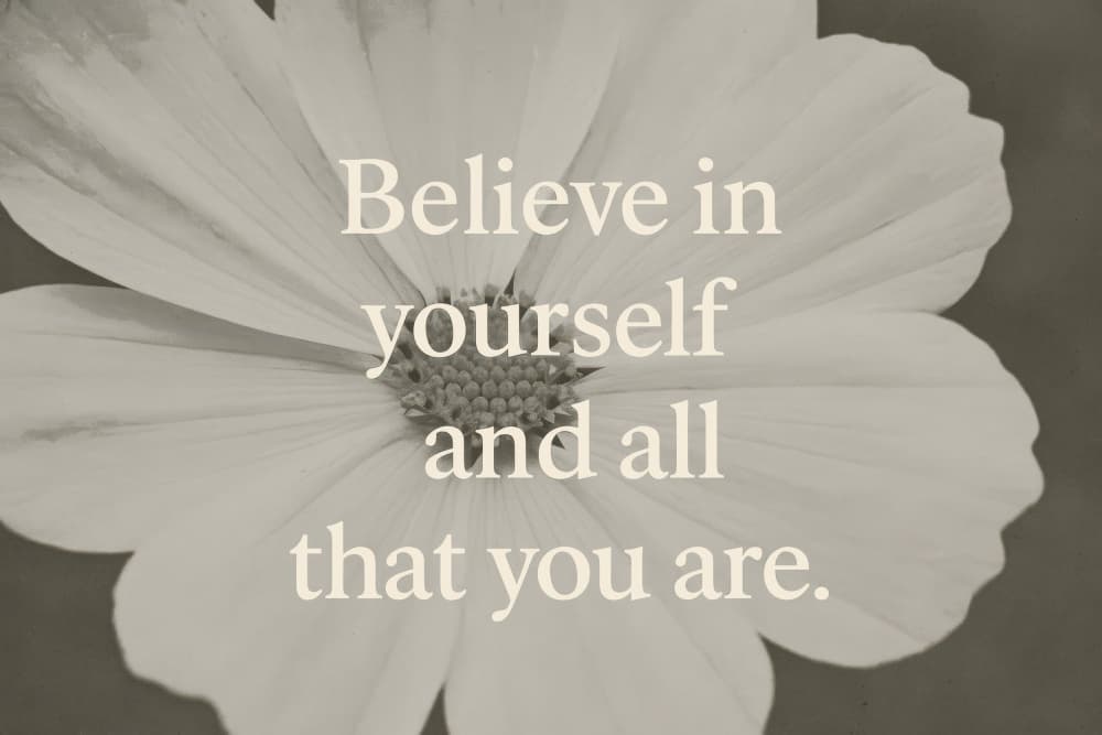 Believeinyourselfno02 by Treechild — canvas wall art
