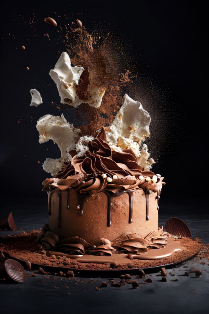 Rich Chocolate Explosion by Marcel Egger — canvas wall art