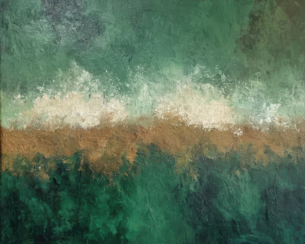 Emerald Coast Horizon by Alpenglow Workshop — canvas wall art
