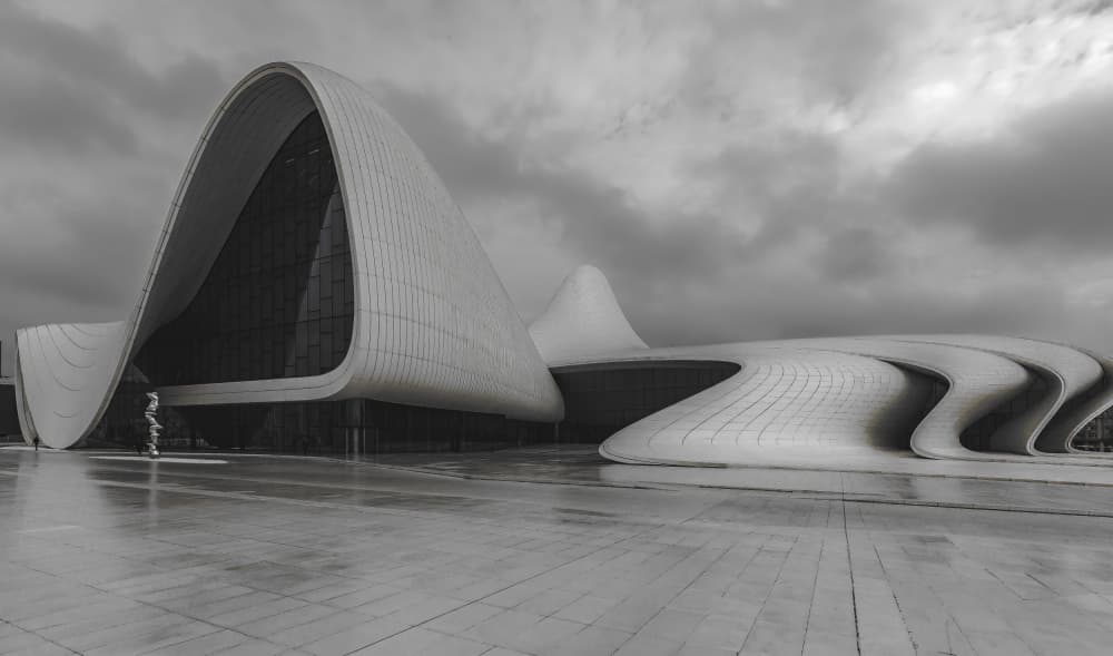 Fluid Modern Architecture by Boris Lichtman — canvas wall art