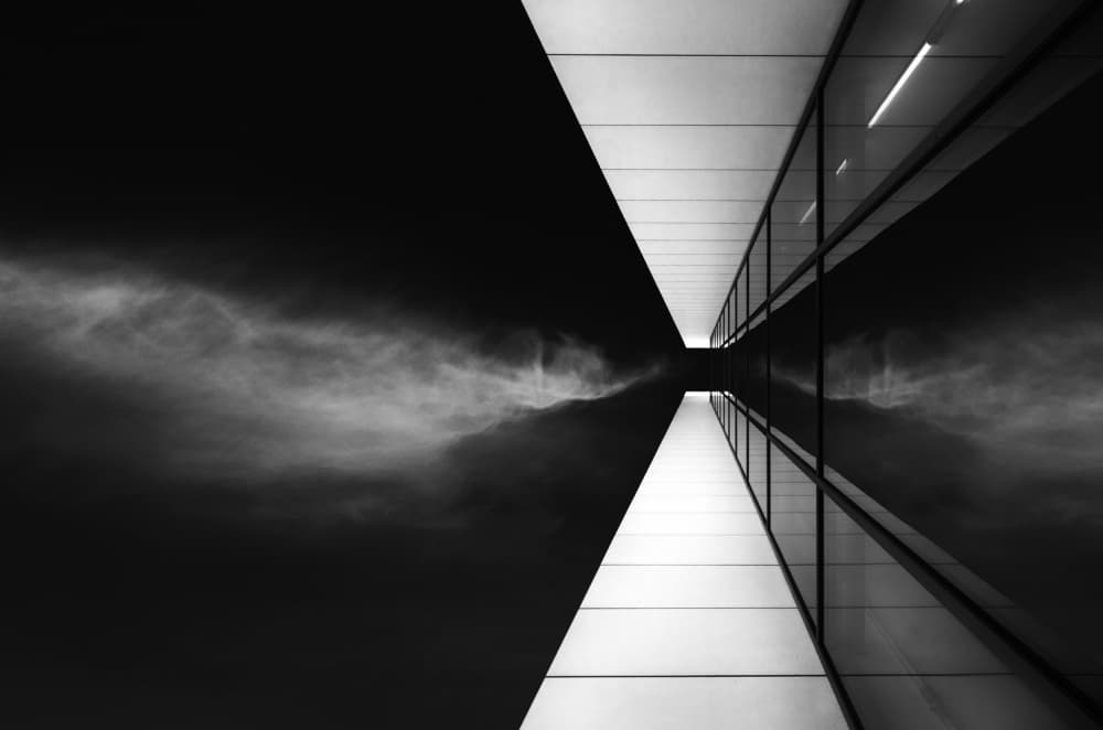 Architectural Sky Reflection by Jeroen van de Wiel — canvas wall art