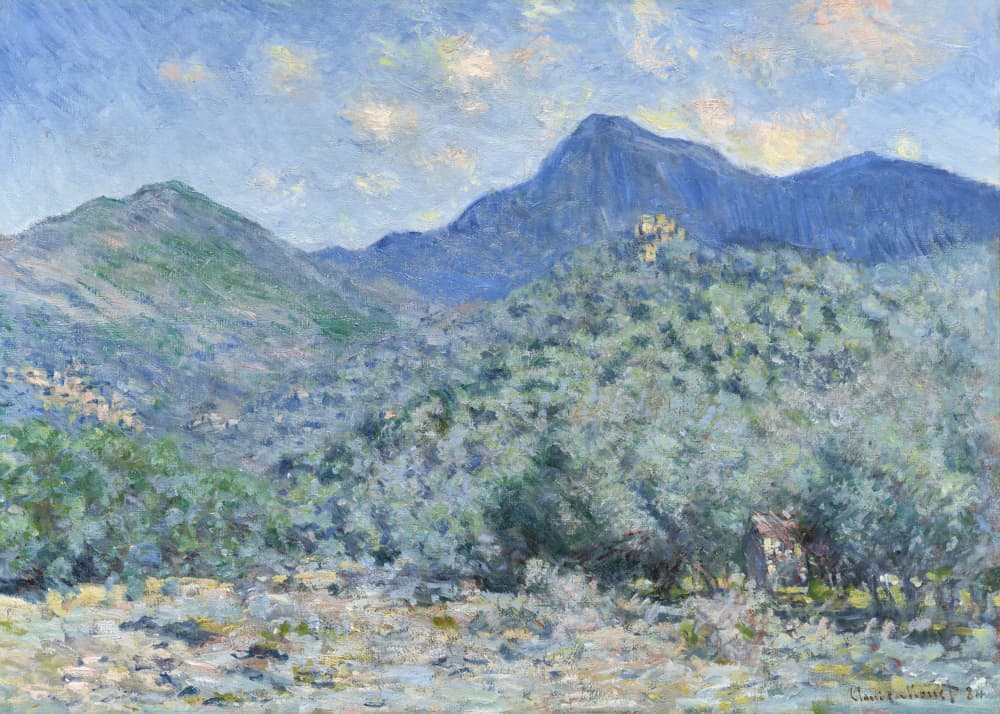 Claude Monet's Valle Buona, Near Bordighera (1884) by Claude Monet — canvas wall art