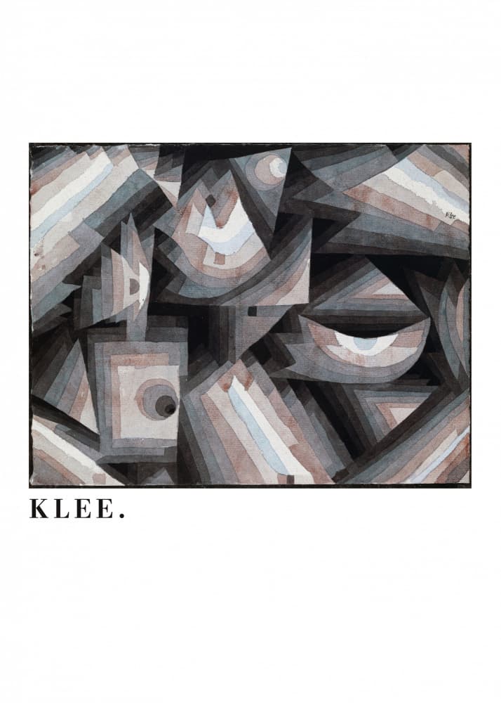 Crystal gradation 1921 by Paul Klee — canvas wall art