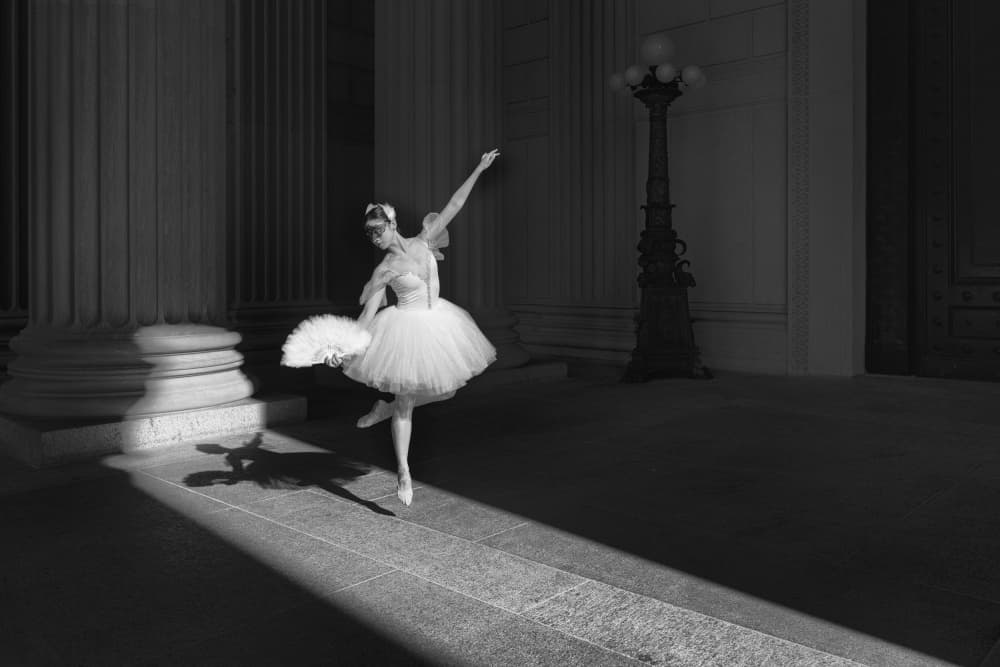 Classical Ballet Grace by Catherine Wang — canvas wall art