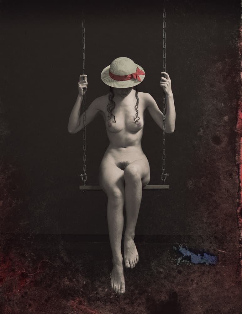 La Femme de trapèze by Fuyuki Hattori — canvas wall art
