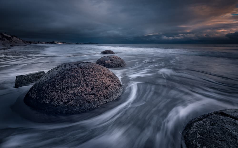 Ocean Rocks Twilight by YANGYING — canvas wall art