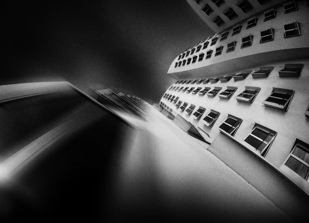 Curved Modern Architecture by Adam Dauria ☂ — canvas wall art