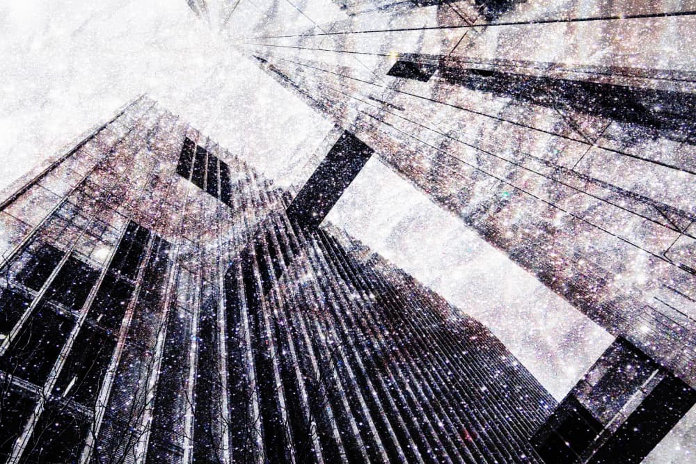 Celestial Cityscape by Dieter Reichelt — canvas wall art