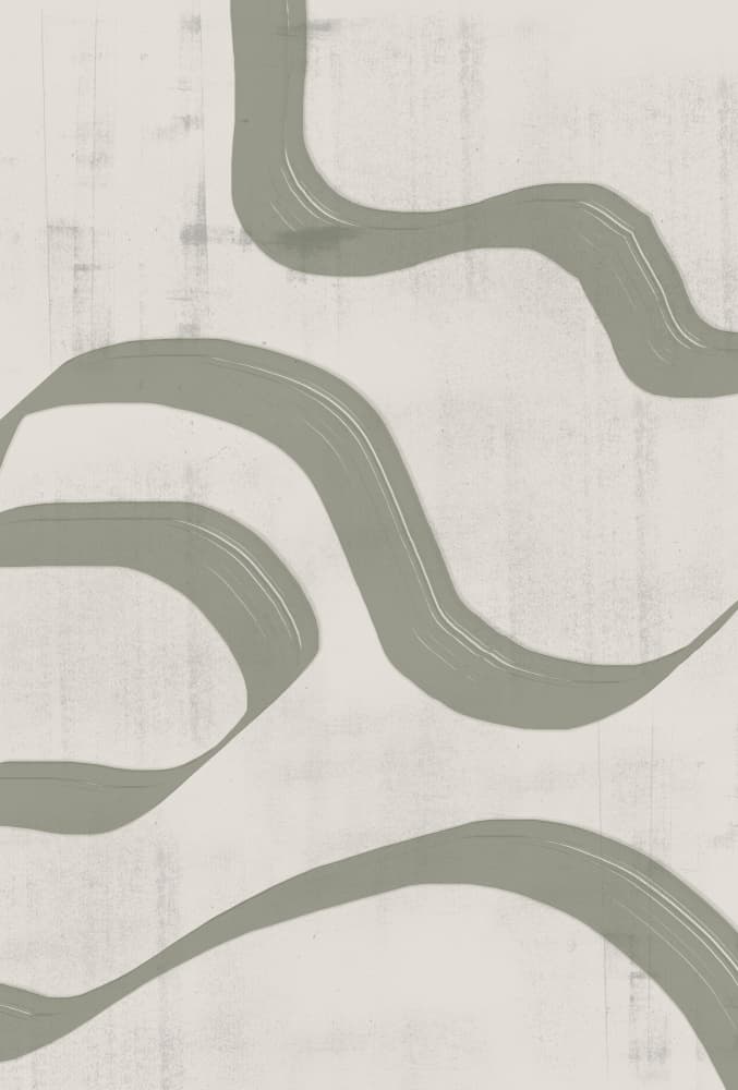 Curving Streamlines by THE MIUUS STUDIO — canvas wall art