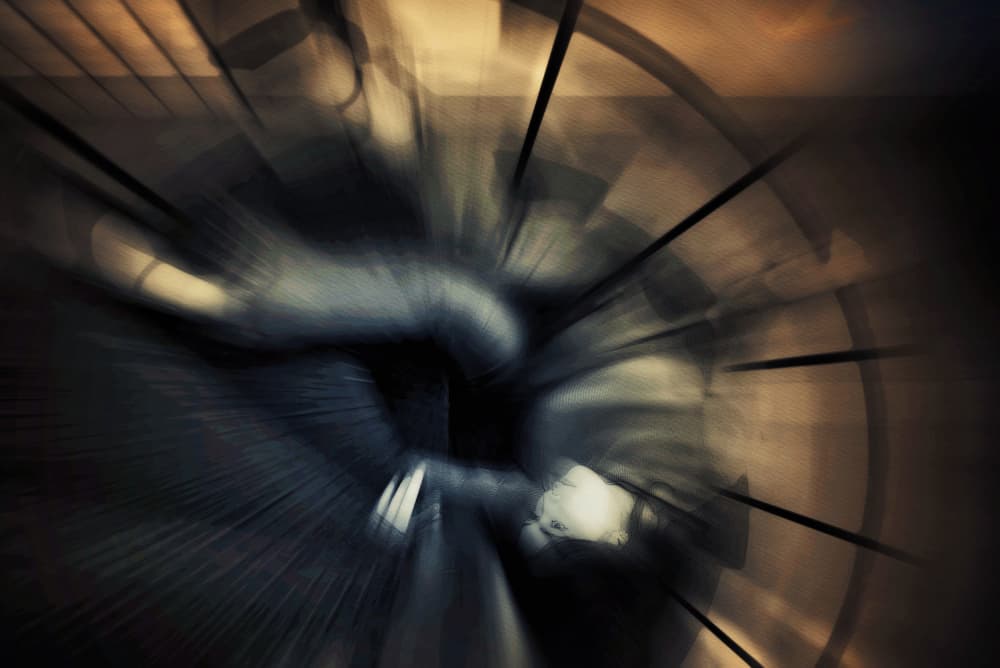 Mysterious Spiraling Dream by moucorn — canvas wall art