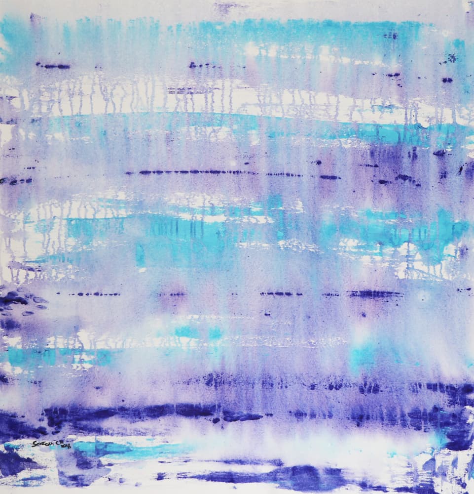 Tranquil Color Wash by Santhosh ch — canvas wall art