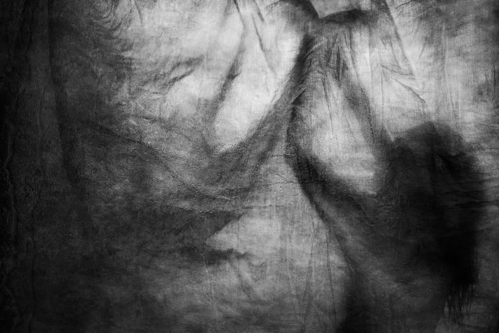 Dark Fabric Abstract by Ekkachai Khemkum — canvas wall art