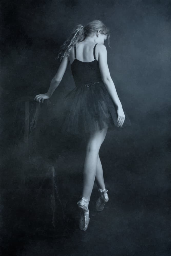 on tip toes by Olga Mest — canvas wall art