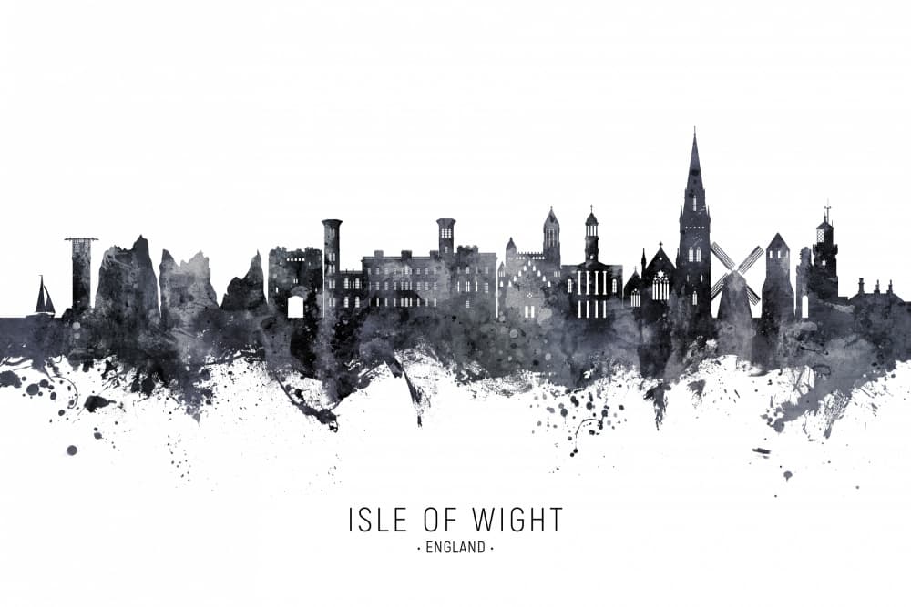 Isle Of Wight Skyline by Michael Tompsett — canvas wall art