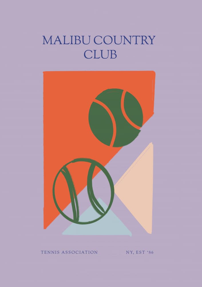 Malibucounbtryclub by Treechild — canvas wall art