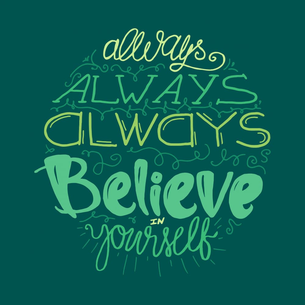 Always Believe In Yourself by Marika Barsrsind — canvas wall art