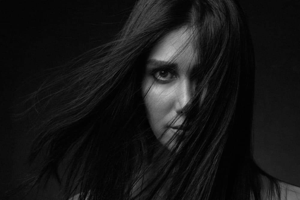 Intense Woman's Gaze by Mehdi Mokhtari — canvas wall art