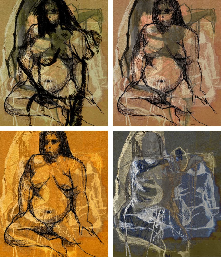 Carla x 4 by Tore Bahnson — canvas wall art