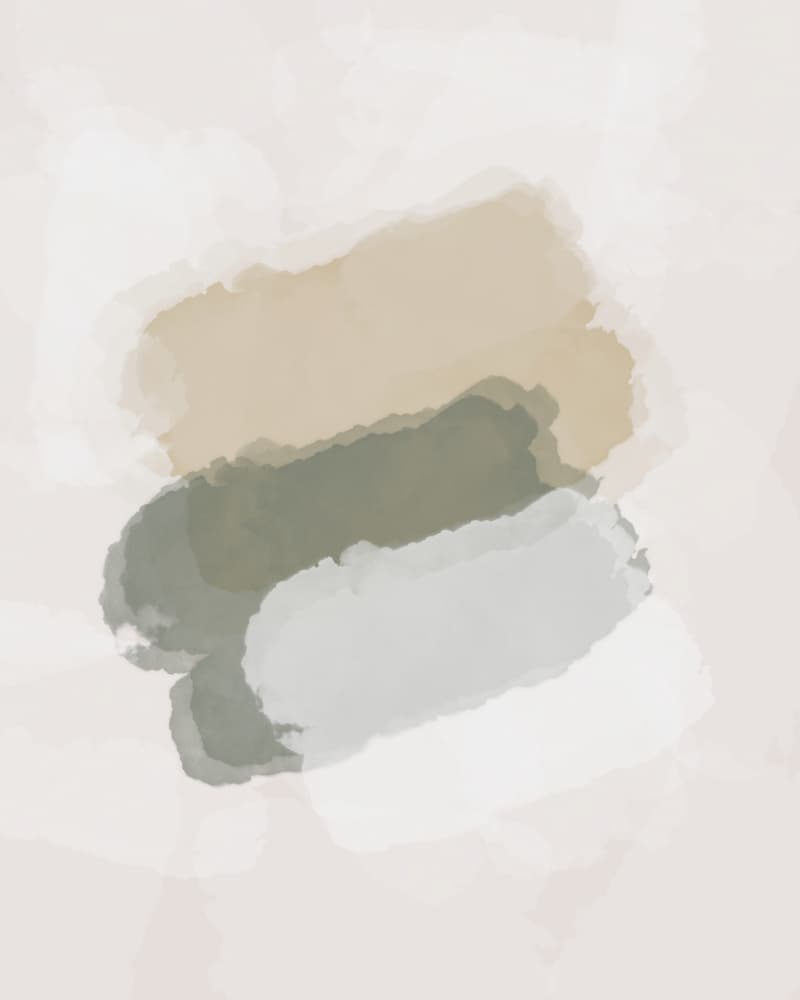 Muted Abstract Strokes by Sannel Larson — canvas wall art