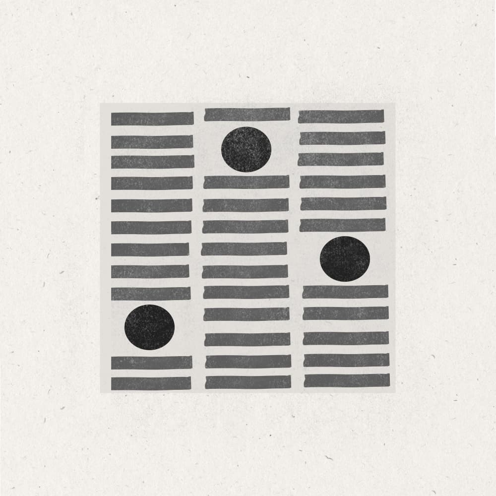 Lines and Circles by THE MIUUS STUDIO — canvas wall art