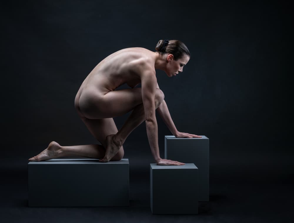 Powerful Female Form by Luc Stalmans — canvas wall art