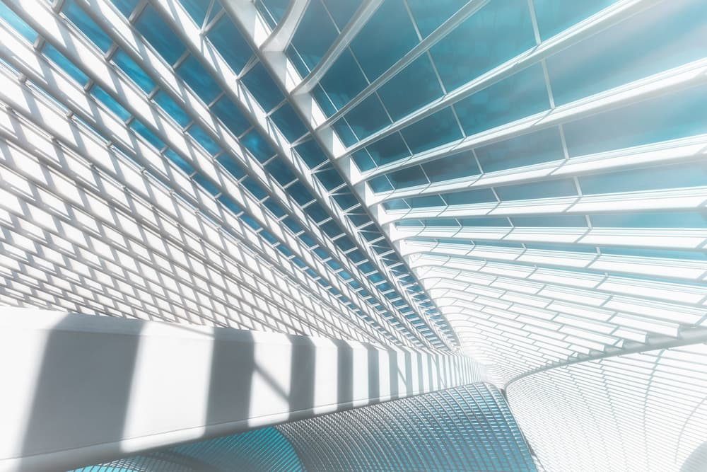 Modern Architectural Light by Adrian Popan — canvas wall art