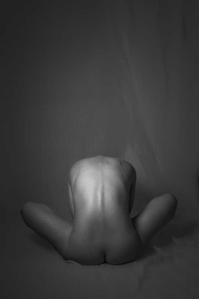 Quiet Human Form by Hardik Pandya — canvas wall art