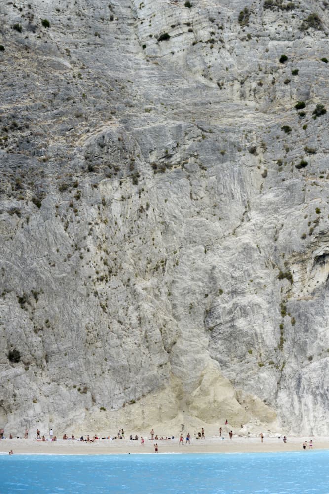 Majestic Beach Cliffs by Ivelina Berova — canvas wall art