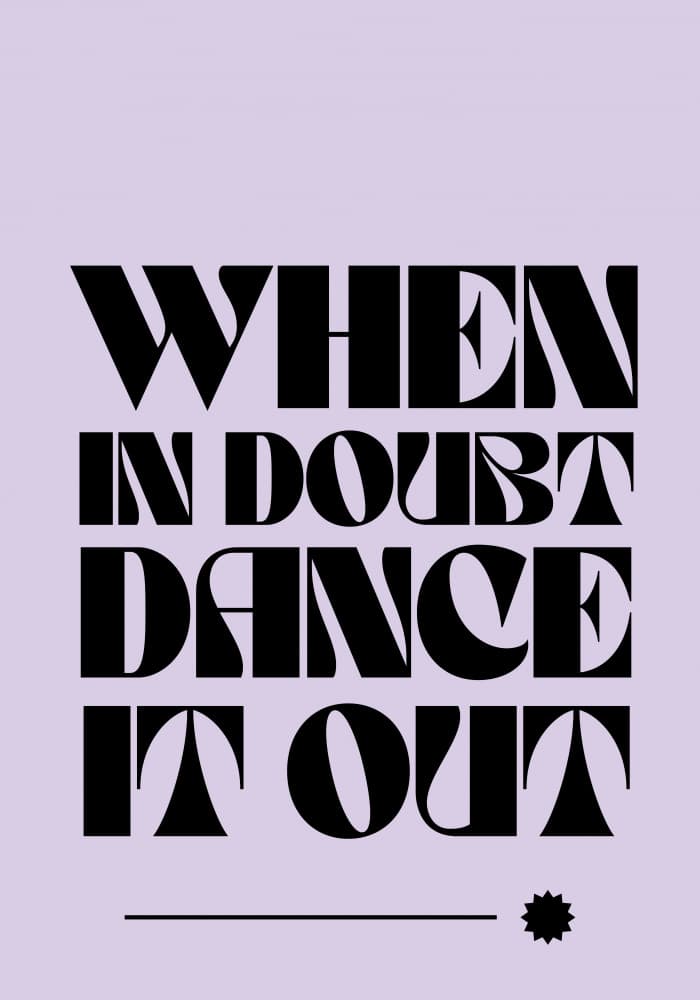 Dance Away Doubts by Athene Fritsch — canvas wall art