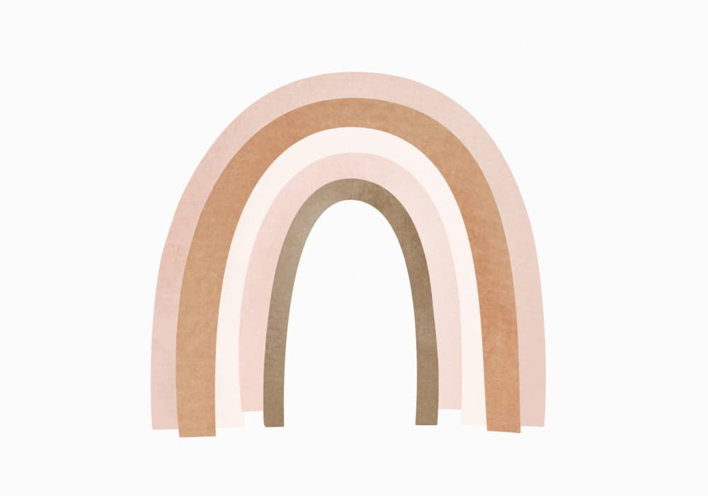 Terracotta Rainbow by Kathrin Pienaar — canvas wall art