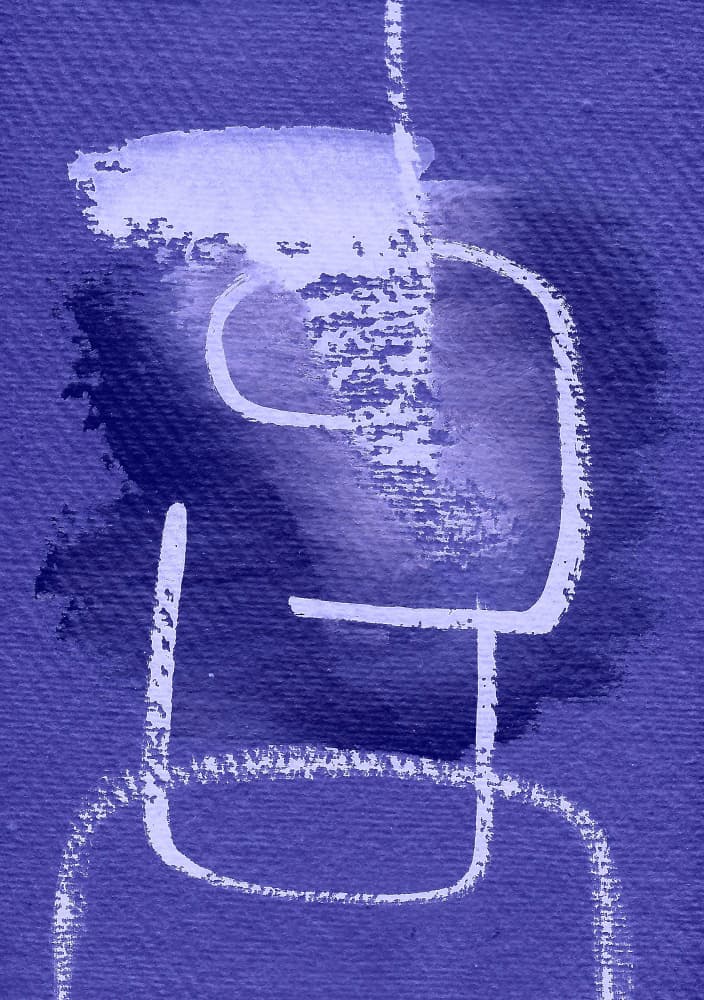 Purple Abstract Lines by Santhosh ch — canvas wall art