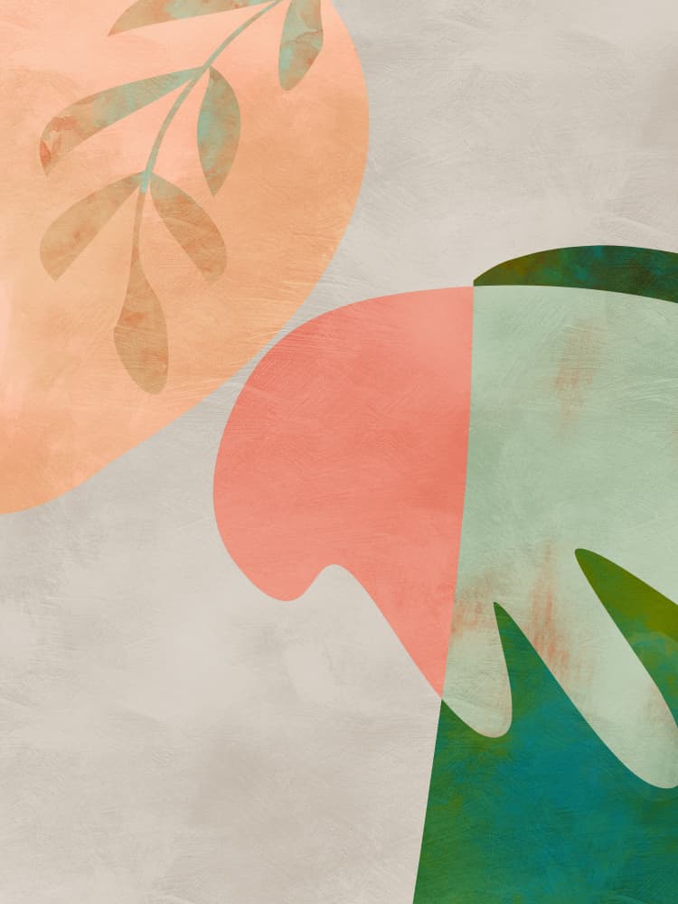 Cut out leaves by Ana Rut Bre — canvas wall art