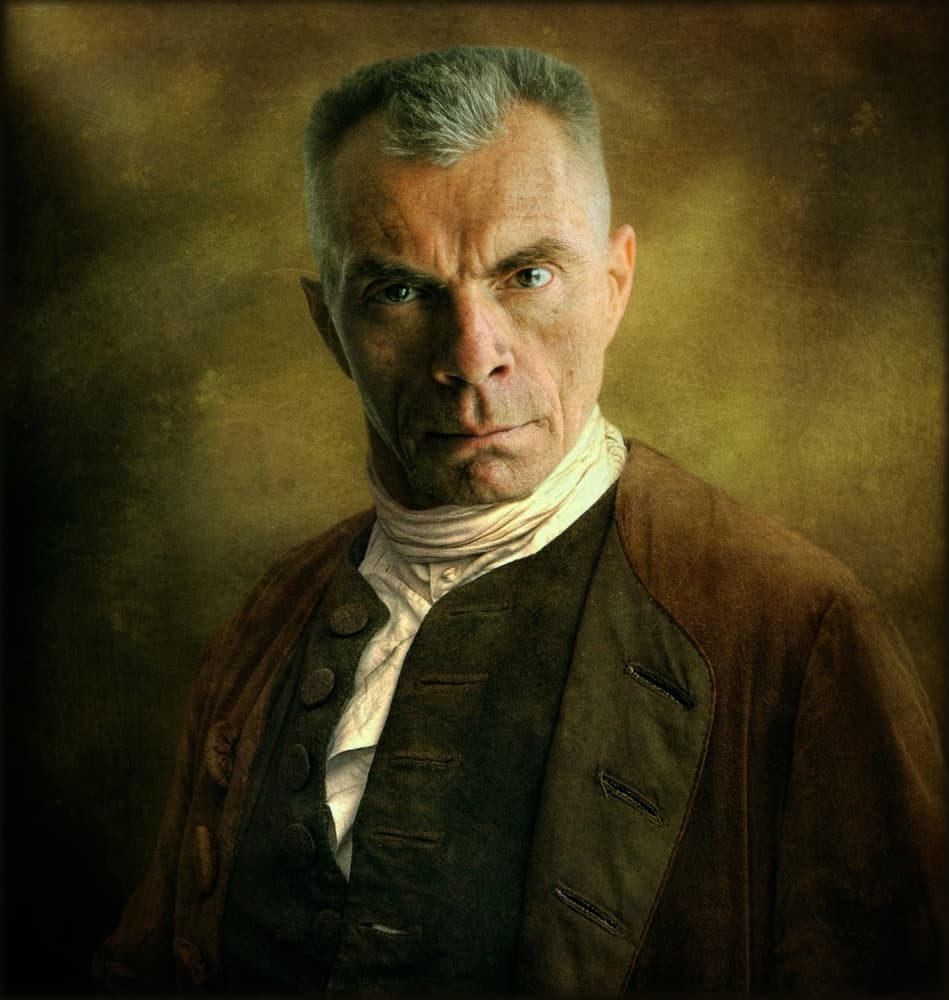 Intense Period Portrait by Svetlana Melik-Nubarova — canvas wall art