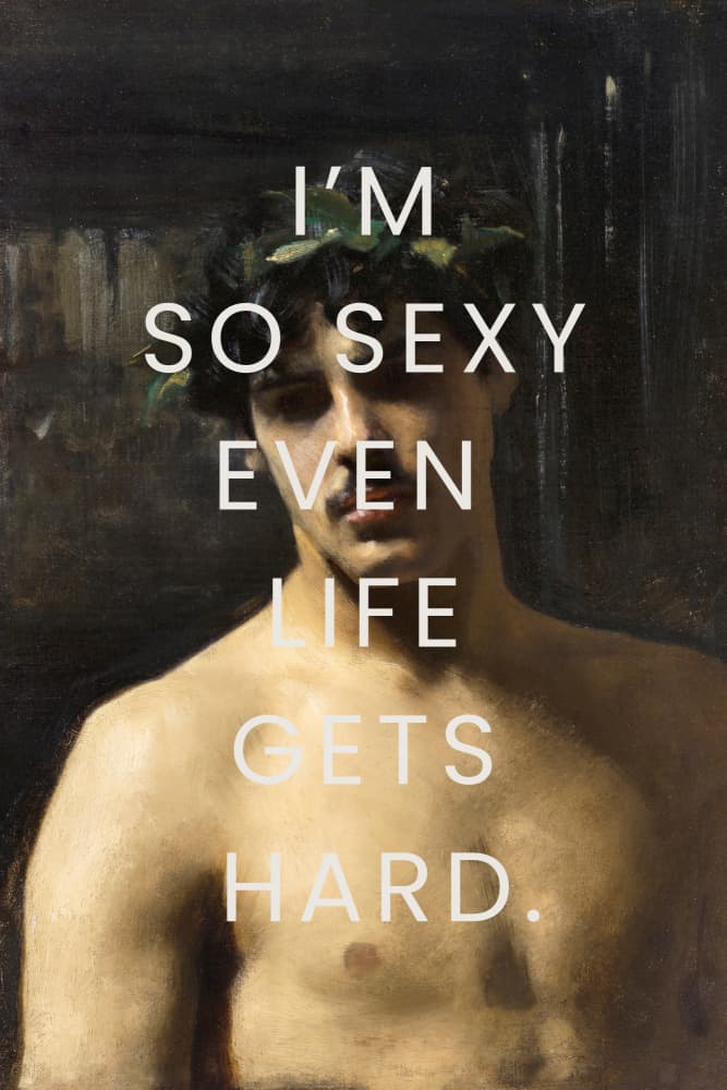 Sexy Life Hard Painting by Wild Violets — canvas wall art