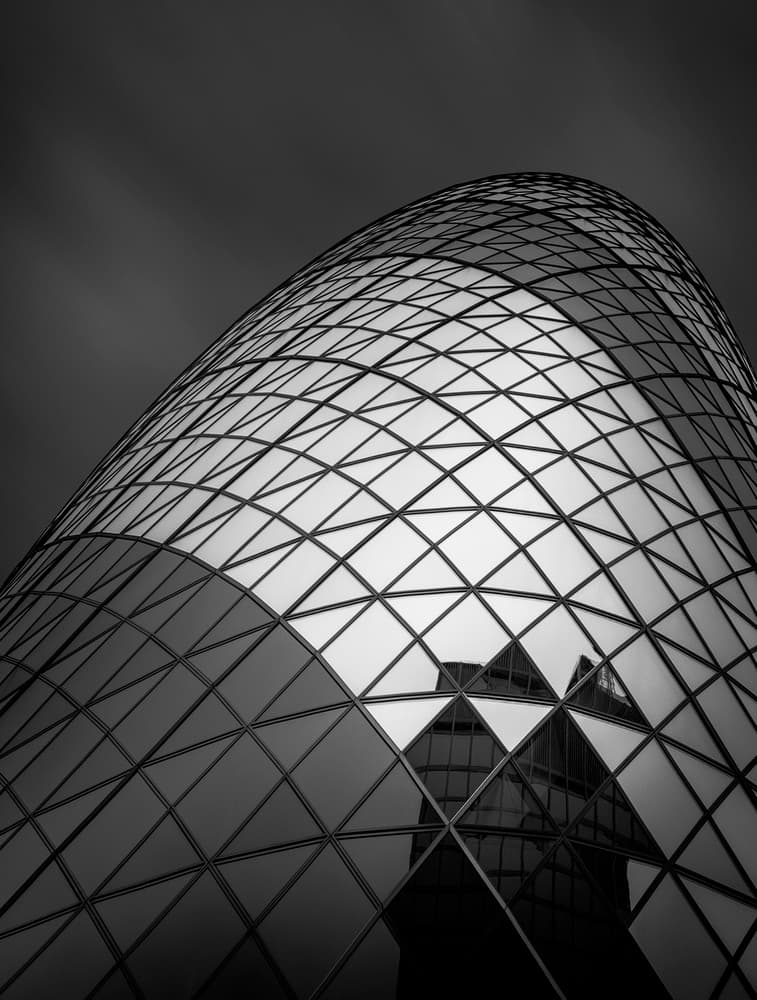 Modern Geometric Reflection by Ahmed Thabet — canvas wall art