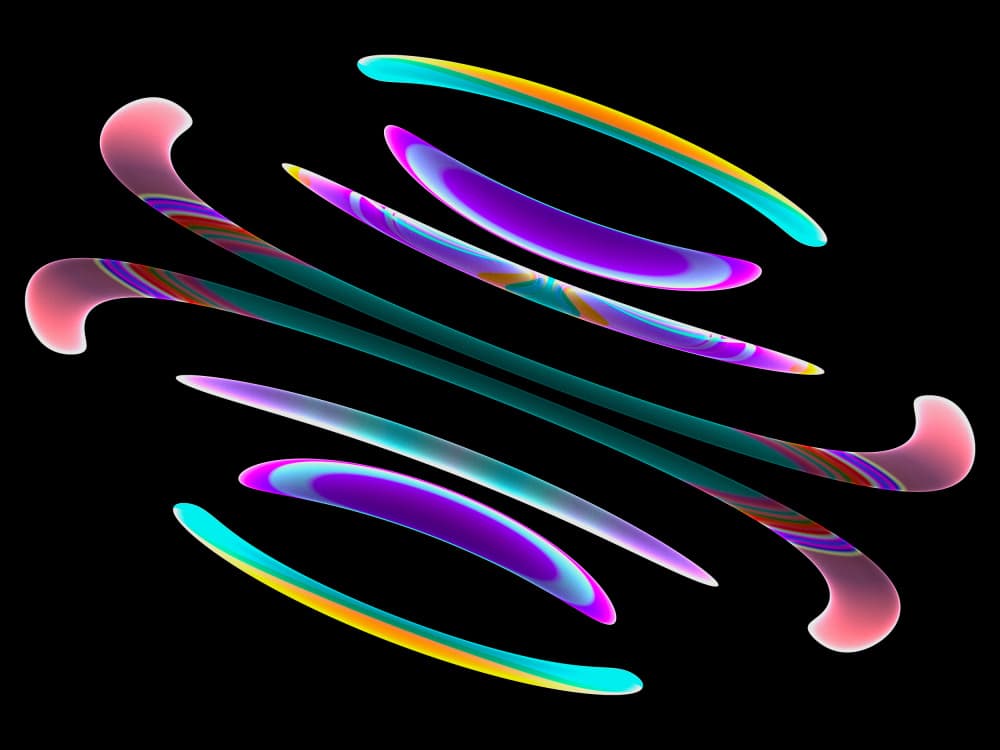 Vibrant Abstract Glow by Mystic Number — canvas wall art