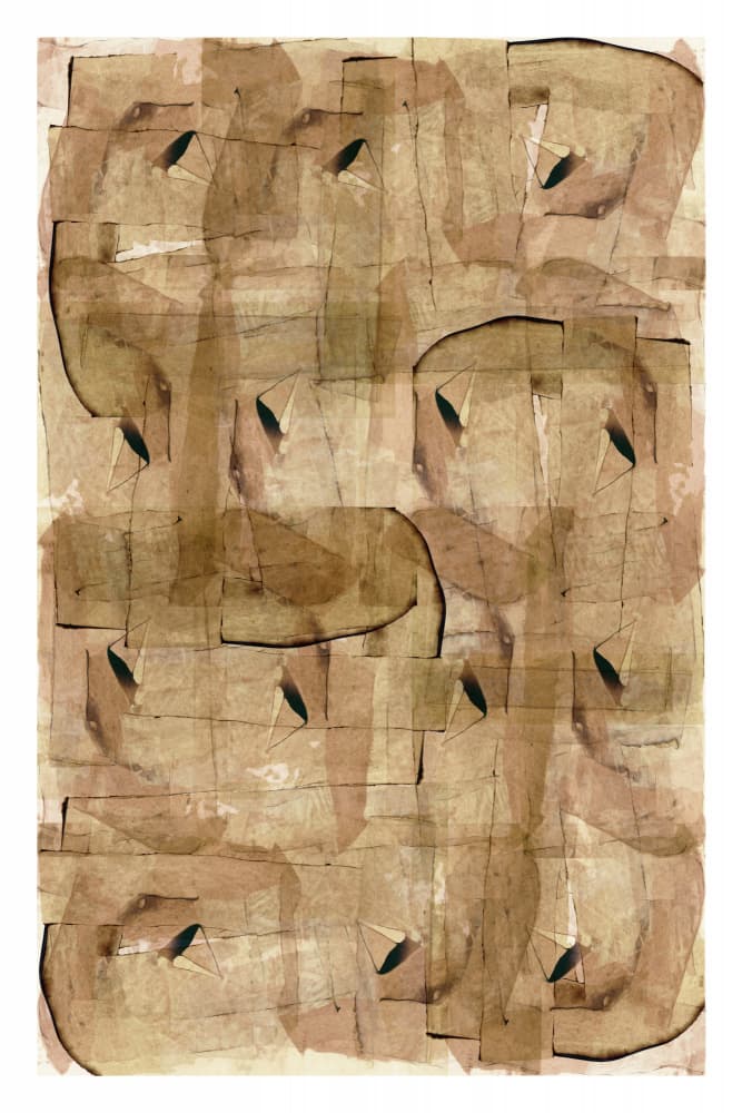 Abstract Earth Tones by cartissi — canvas wall art