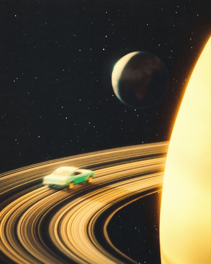 Saturn Highway by Taudalpoi — canvas wall art