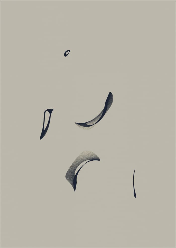 Fluid Abstract Strokes by AV11 — canvas wall art