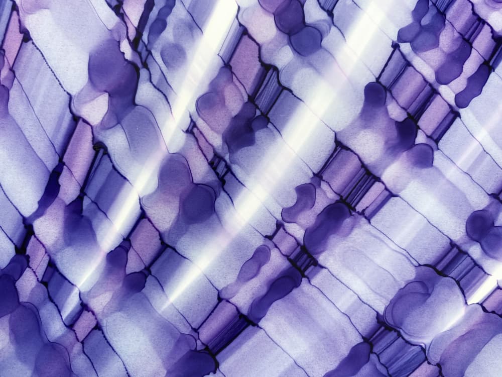 Abstract Purple Stripes by Tara Mann — canvas wall art