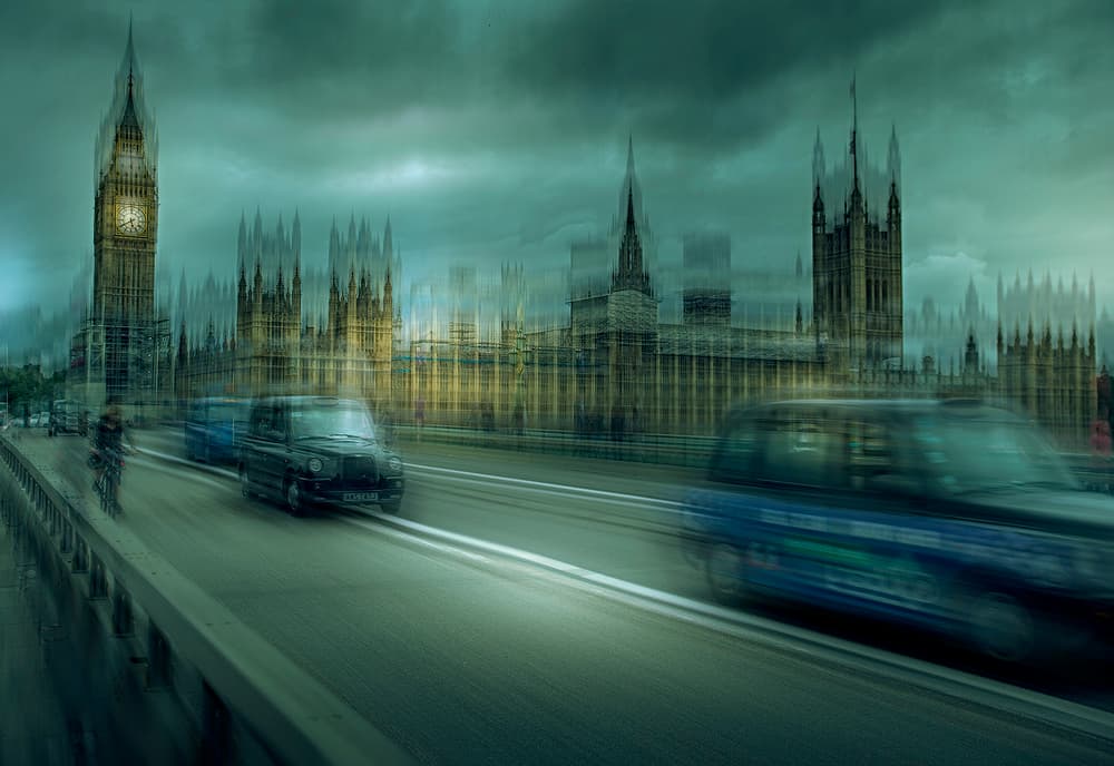 Mysterious London Night by Ivan Bertusi — canvas wall art