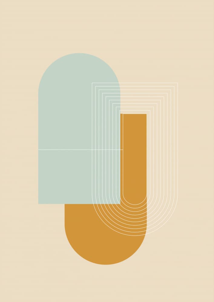 Abstract Desert Arches by Nilesh Kulkarni — canvas wall art