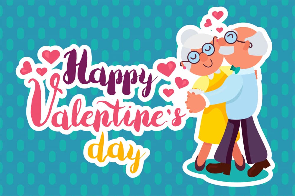 Happy Valentine Dance by Marika Barsrsind — canvas wall art
