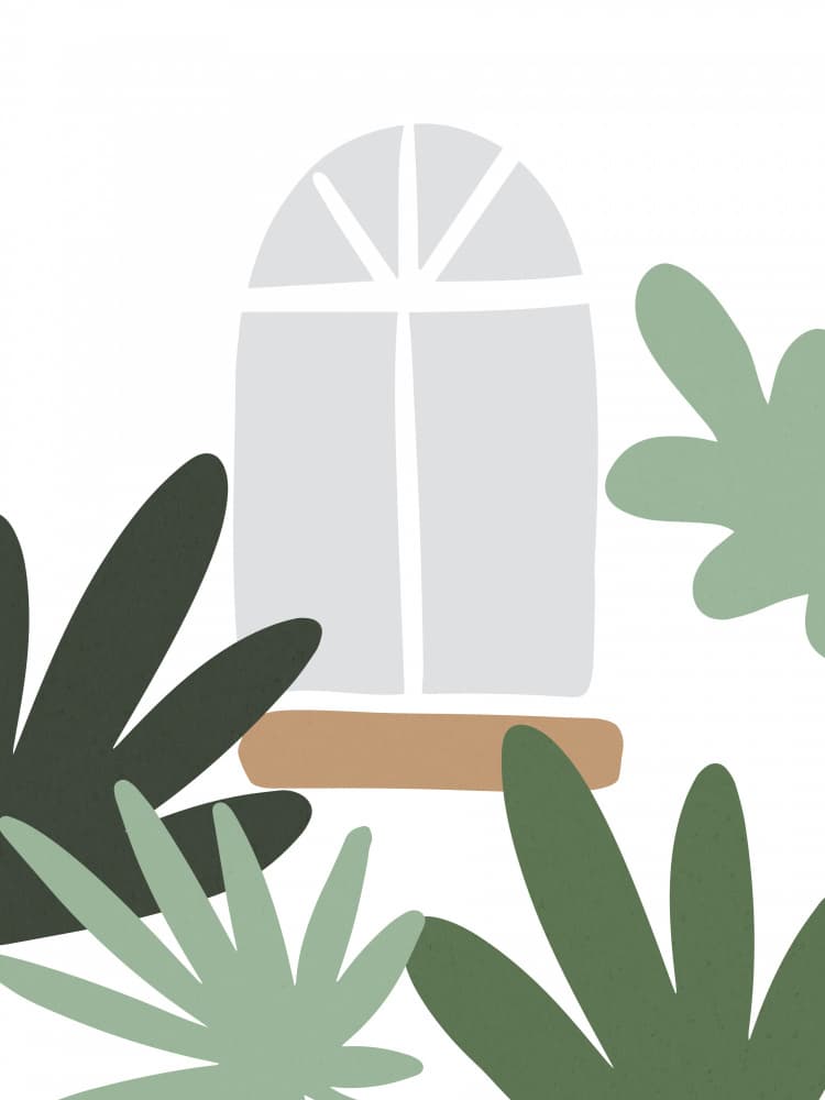 Window to Nature by Treechild — canvas wall art