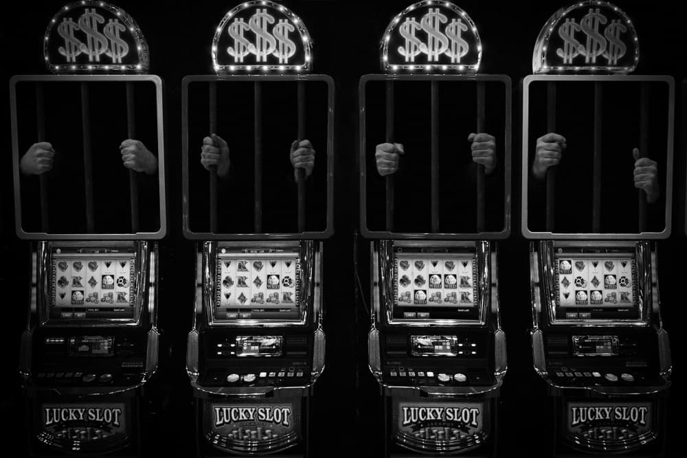 Slot Machine Prison by Mister Solo — canvas wall art