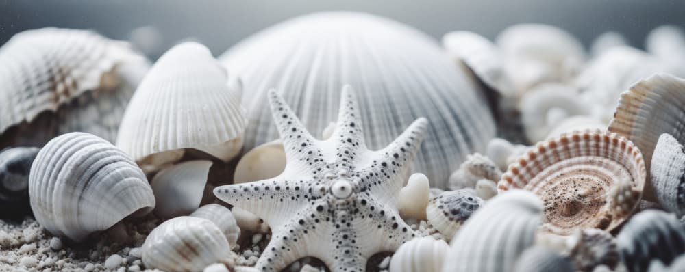 Seashell Symphony by Treechild — canvas wall art