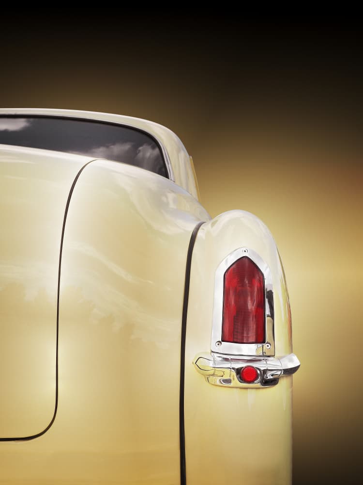 Golden Classic Taillight by Beate Gube — canvas wall art